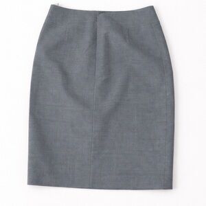 Akris Virgin Wool Pencil Skirt Size 6 | Taupe Tailored Executive Suit Skirt